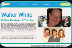 SaveWalterWhite Re-design